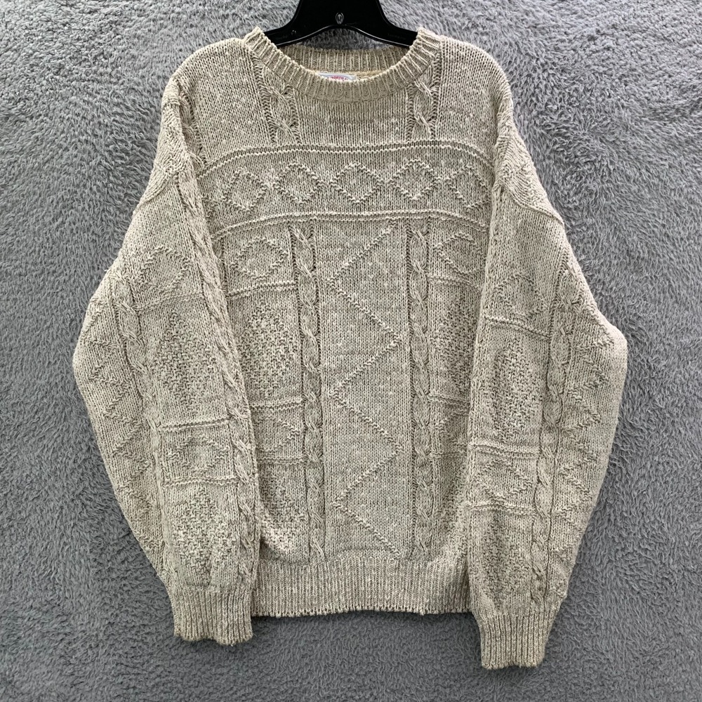 Royal North Mills Sweater Womens Medium Top White